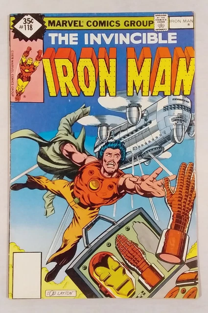 Iron Man #118 1979 F-Vf Marvel Comics 1St Jim Rhodes