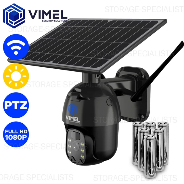 WIRELESS WIFI CONSTRUCTION Site Security Camera Solar PIR Sensor PTZ £