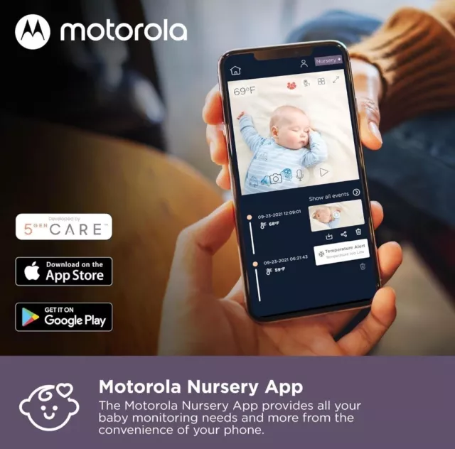 Motorola MBP854CONNECT Wi-Fi Baby Monitor