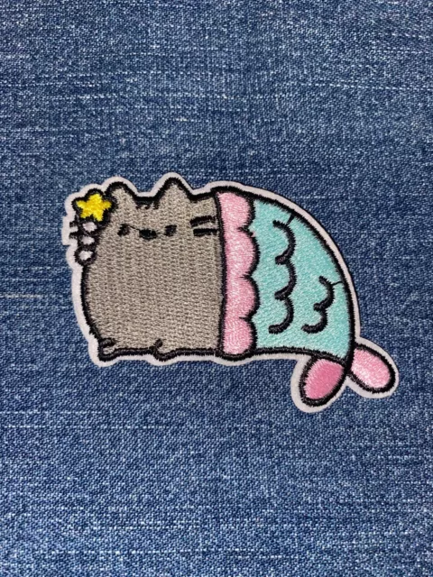 MERMAID CAT EMBROIDERED PATCH Sew Iron NEW $2.95 - PicClick