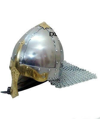 Medieval North European Viking Old Norse Fighter Armor Helmet For Halloween Gift