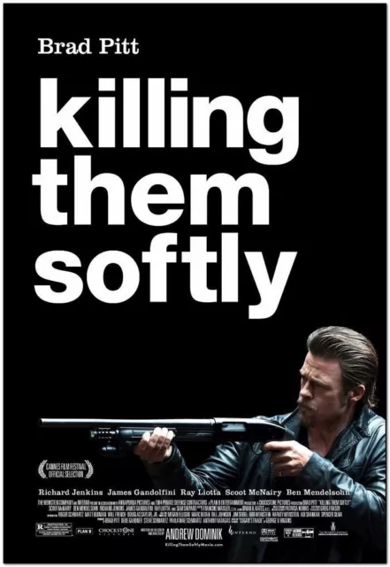 KILLING THEM SOFTLY - 2012 - original Final MOVIE POSTER - 27x40 - BRAD PITT