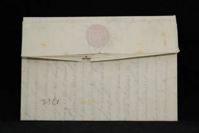 New Hampshire : Portsmouth 1786 couverture sans timbre, ligne droite rouge, 2 dwt. Taux 2