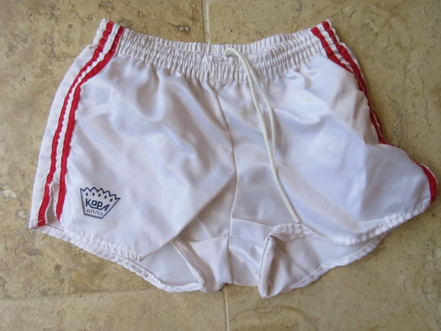 Short KOPA vintage blanc années 80 nylon enfant 12 ans Short KOPA vintage blanc années 80 nylon enfant 12 ans