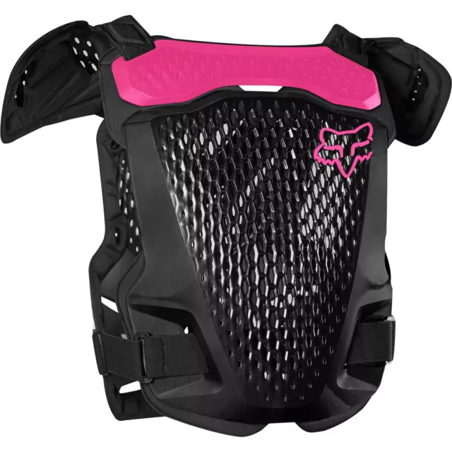 Fox 2023 MX R3 Black Pink Kids Motocross Dirtbike Offroad Youth Body Armour 2