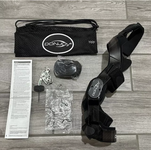 DonJoy FULLFORCE OA Knee Brace w/ Accessories & Bag Size M Right Knee