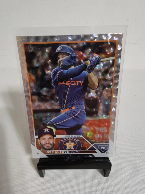 2023 Topps Jose Altuve Super Box Silver Ice Patterned Foilboard Foil #222