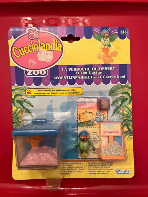 Kenner Cucciolandia Littlest Pet Shop Zoo LE PERRUCHE DU DESSERT ET SON CACTUS