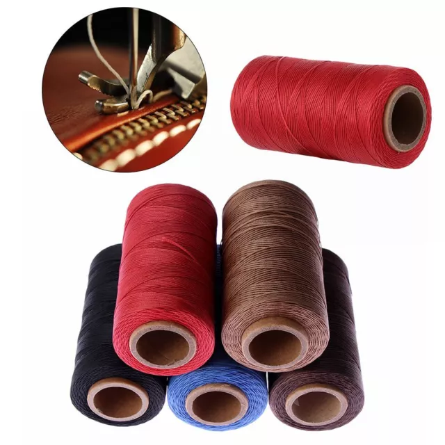 150D 260M/Roll Waxed Thread Sewing String Stitching Cord Leather Tool DIY