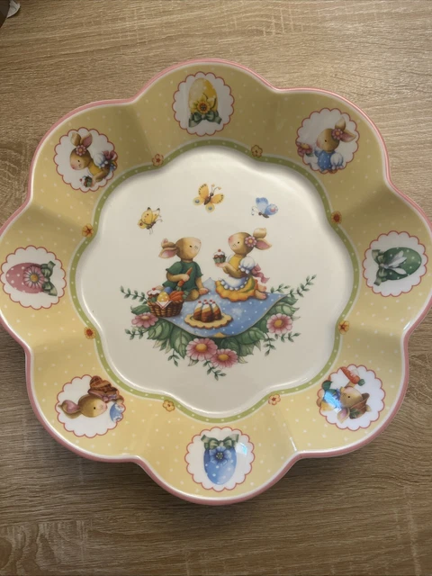 Vase Villeroy & Boch Spring – Multicolore, Porcelaine, Motif Printemps/Pâques, Neuf