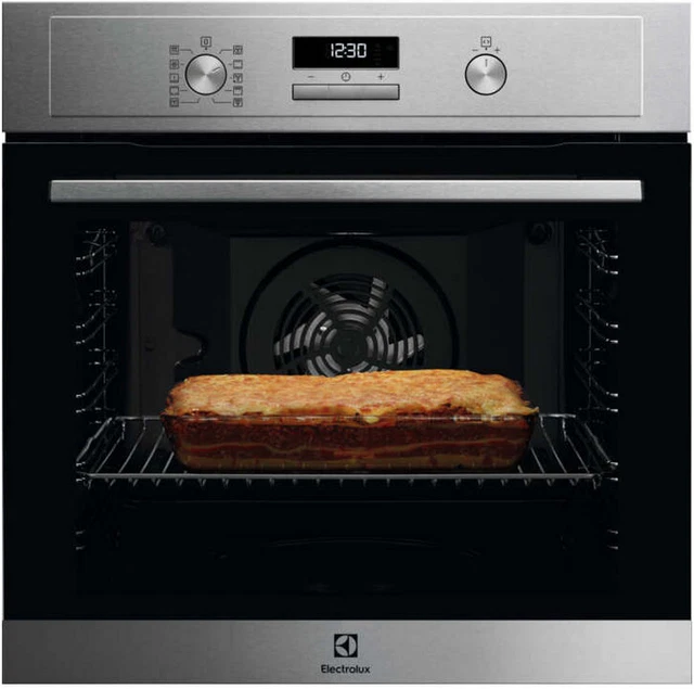 electrolux four intégrable multifonction 72l 60cm a pyrolyse inox ebf4p45x série