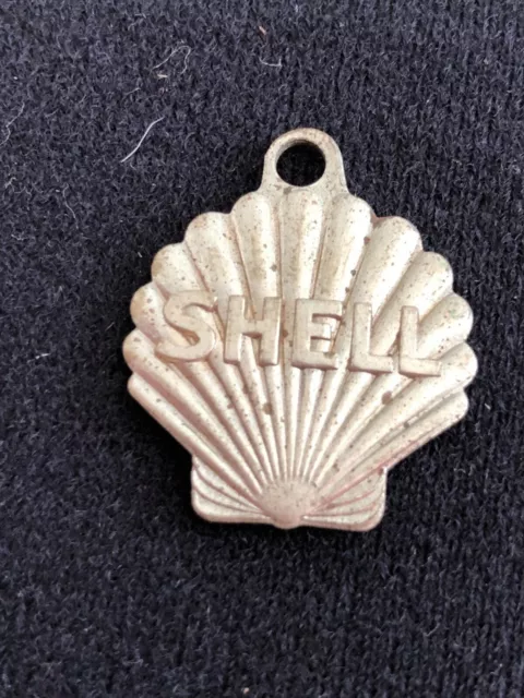 Vintage Shell Oil Lost Key Finder Key Chain Fob, NYC, Numbered, Mail To