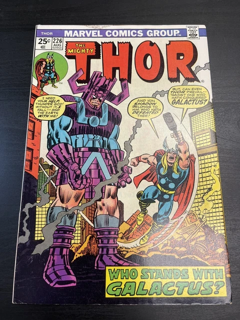 1974 Marvel Comics The Mighty Thor Issue #226 2Nd Appearance Firelord