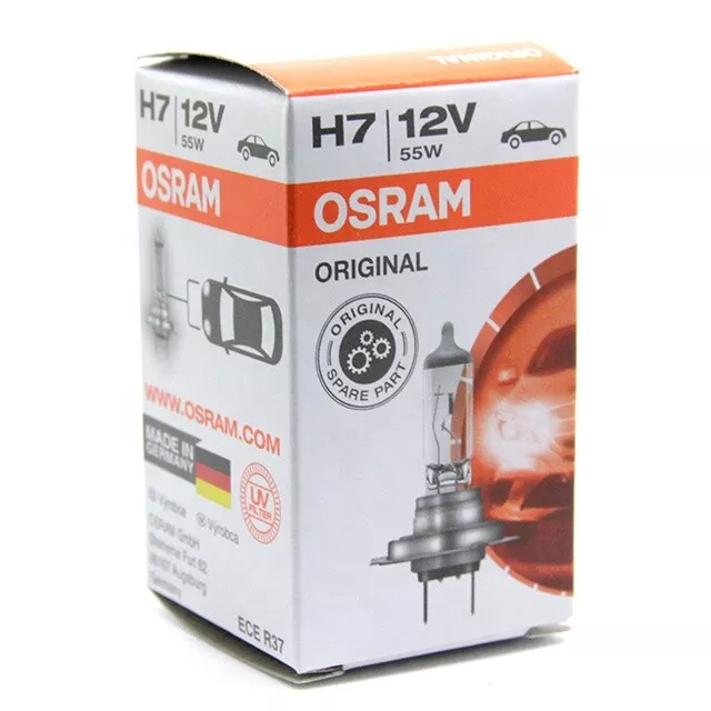 2 X OSRAM H7 499 477 12V 55W Halogen Car Headlight Headlamp 2