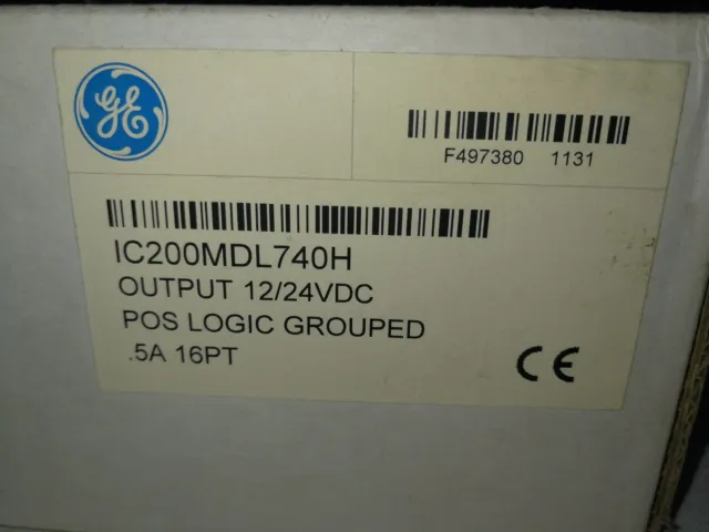GE Fanuc IC200MDL740H 16 Points Output 12/24VDC POS LOGIC GROUPED 5A