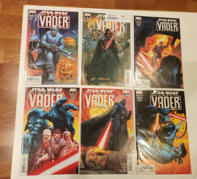 STAR WARS TARGET VADER #1 2 3 4 5 6 NM+ SET LOT MAIN COVER 1ST Print Marvel 2019