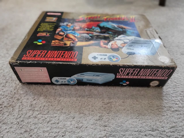 PACK SNES Street Figther GOLD COMPLET super nintendo box crystal protection 2