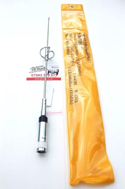 N. 770s antenna prosciutto mobile doppia banda corta 2M 70 cm 144-440 MHz VHF UHF aerea
