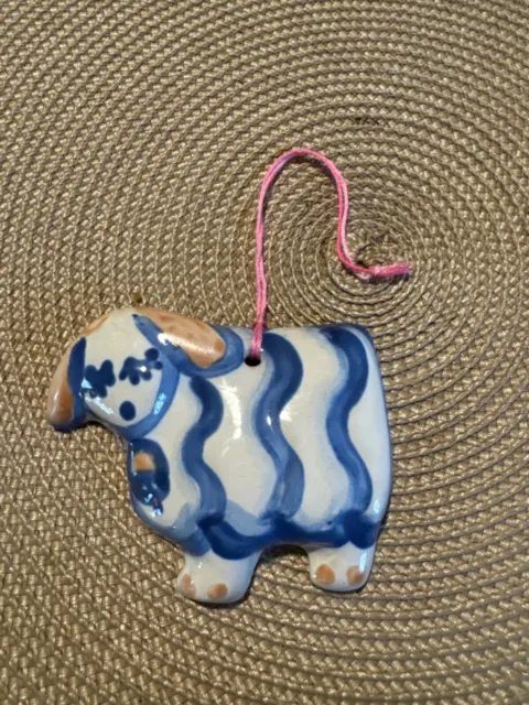 MA Hadley Vintage American Pottery  Sheep Wall Ornament Discontinued Louisville