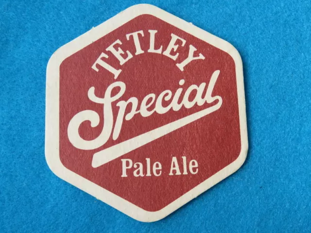 Beer Coaster ~ TETLEY Brewery Special Pale Ale ~ Bittermen. Join 'em ^ ENGLAND