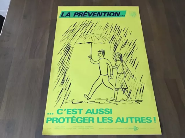 Action éducative par affiche Ainf LA PREVENTIONC EST AUSSI PROTÉGER LES AUTRES