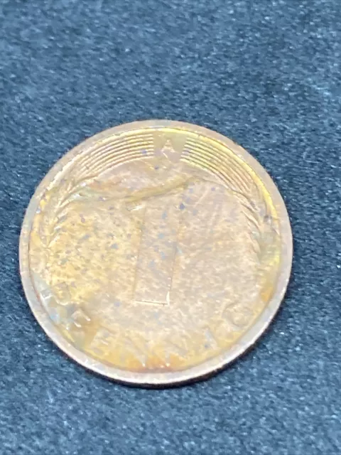 Deutschland 1 Pfennig 1991 Eine Münze