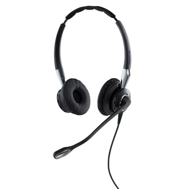 -75% Neuf/Scellé  CASQUE JABRA Biz Duo II 2400 QD Télétravail + Scellé Complet