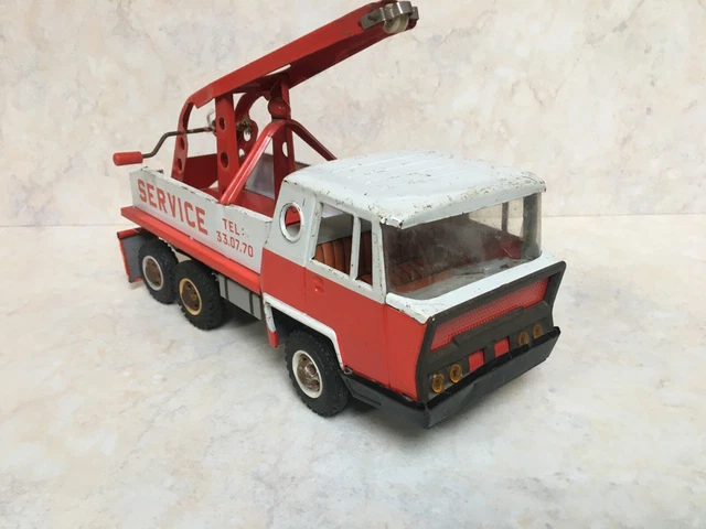 Ancien jouet  JOUSTRA CAMION de collection en tôle
