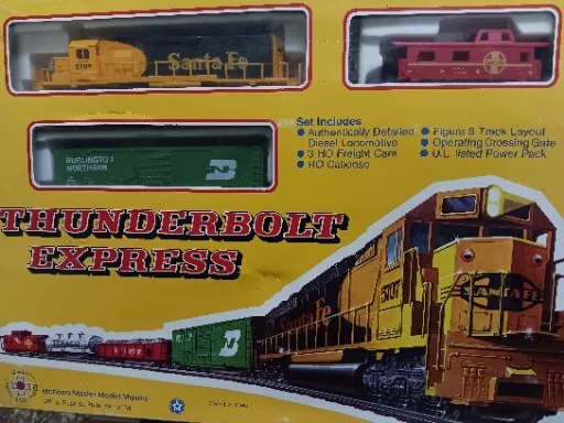 Vintage Thunderbolt Express Mehano HO Train Set Pillsbury/ Green Giant  Sealed