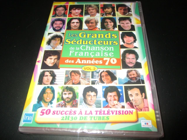 Dvd Neuf "Les Grands Seducteurs De La Chanson Francaise Des Annees 70, Volume 2"