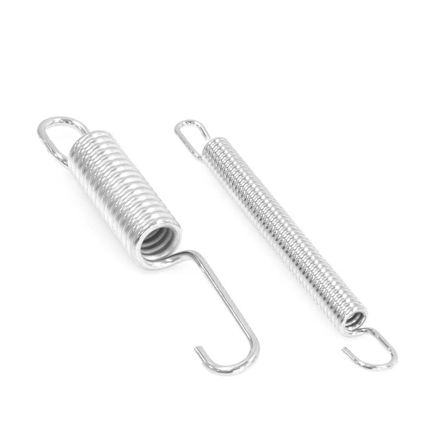 Ressorts De Béquille Moto – Lot De 2 – Pour GY6-125 – Longueur 8,5 Cm, Acier – Remplacement Ressort Béquille