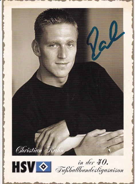 HAMBURGER SV HSV Christian Rahn 2002/03 2.Satz AK orig. sign. St. Pauli