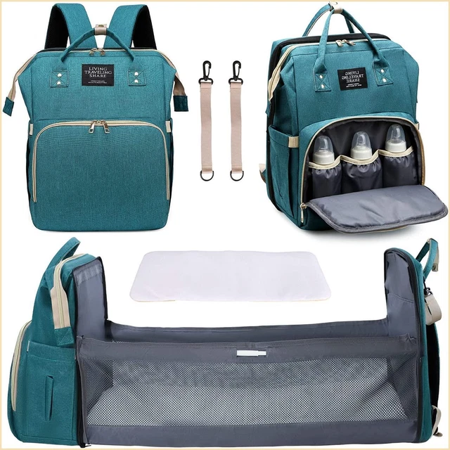 Usb Diaper Bag for Baby Boys Girls Diaper Bag Backpack with Changing Station wit