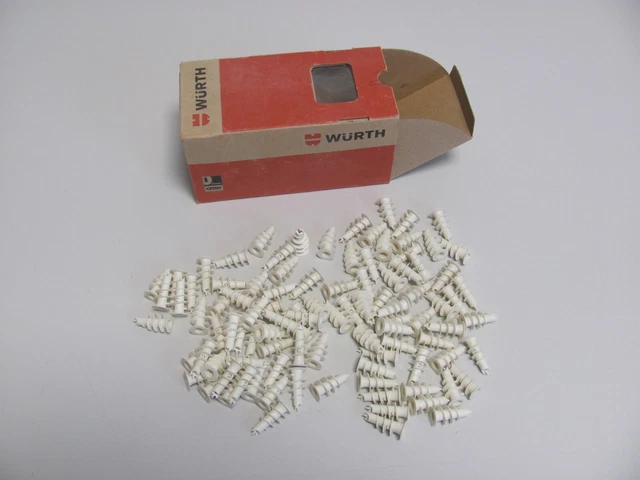 99 Stk. Würth Gipskartondübel W-GS/K - Kunststoff Weiß - 14,5x33 - Art. 09032511