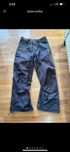 Volcom Nimbus V Line Science Snowboarding Pants men’s size Medium black Volcom Nimbus V Line Science Snowboarding Pants men’s size Medium black