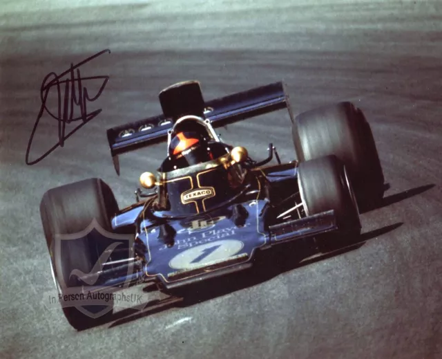 Emerson Fittipaldi FORMULA ONE Signed 10x8 Photo OnlineCOA AFTAL