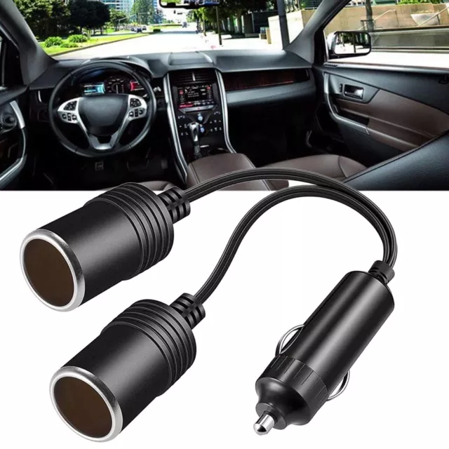 Double Voiture Allume Cigare Chargeur Séparateur Puissance Douille Adaptateur