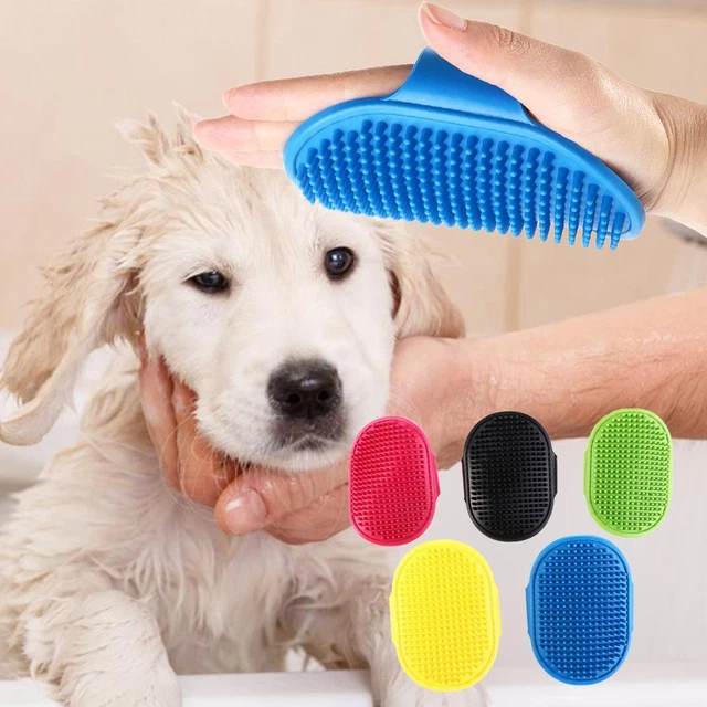 COMB HAIR FUR Cat Deshedding Comb Dog Bath Massage Pet Bath Brush Pet
