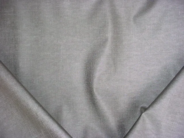 19-5/8Y Kravet Lee Jofa Metallic Silver Leatherette Vinyl Upholstery Fabric