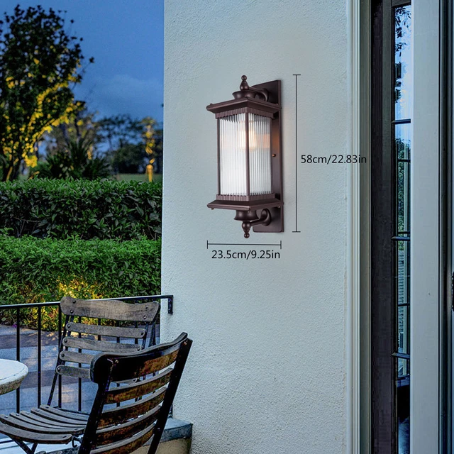 E26 OUTDOOR WALL Light Fixture Exterior Lighting Lantern Lamp Porch