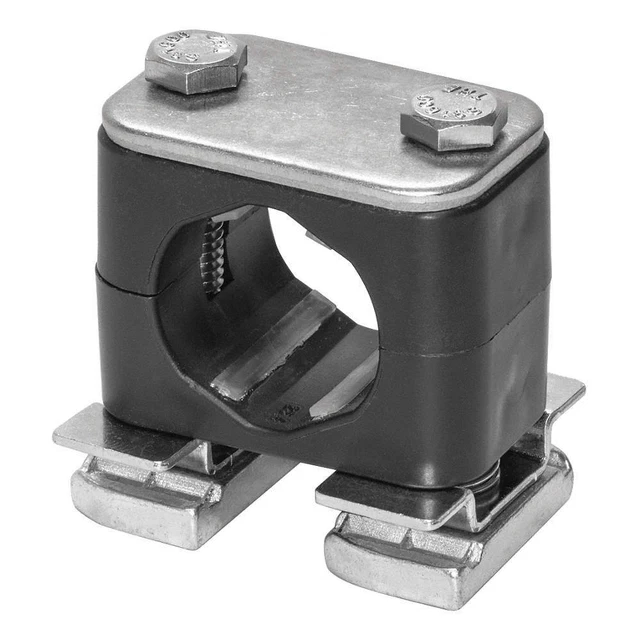 STAUFF CRA-428-ACT-DP-AS-U-W5-K-642012 Tube Clamp,1.99in H,316 SS,Size 7/64in
