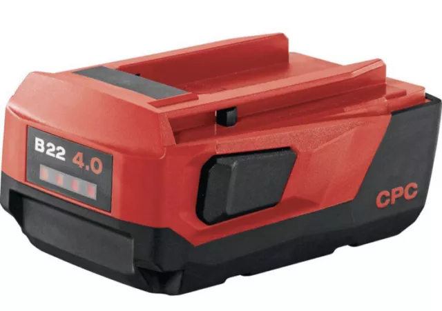 Brand New Hilti B 22 4.0 4AH Battery Genuine OEM Lithium-Ion Battery Pack 22V