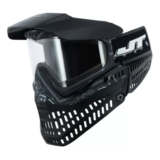 JT Proflex Mask - SE Bandana Black - Includes Clear & Smoke Thermal Lens