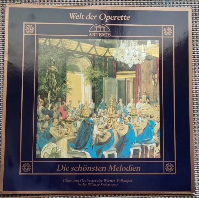 LP Vinyl Schallplatte: Welt der Operette - Die schönsten Melodien / Wiener Oper