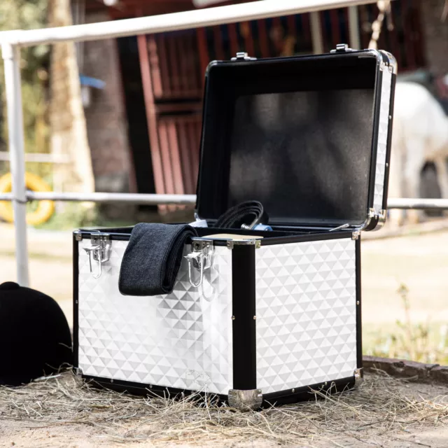 Caja de aluminio para herramientas y accesorios para aseo limpieza de caballos 2