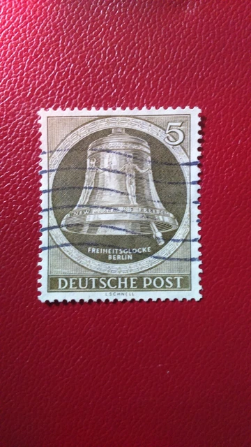 Berlin 1951 Freiheitsglocke Klöppel rechts 5Pf. Michel 82
