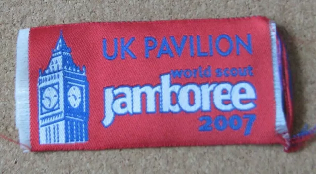 World Scout Jamboree 2007 UK Pavilion Ribbon Badge