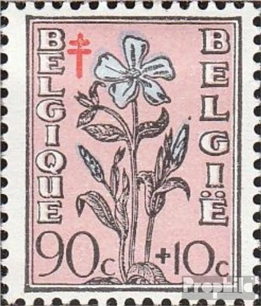 Belgique 856 neuf 1949 Fleurs, Fürstenbildnisse