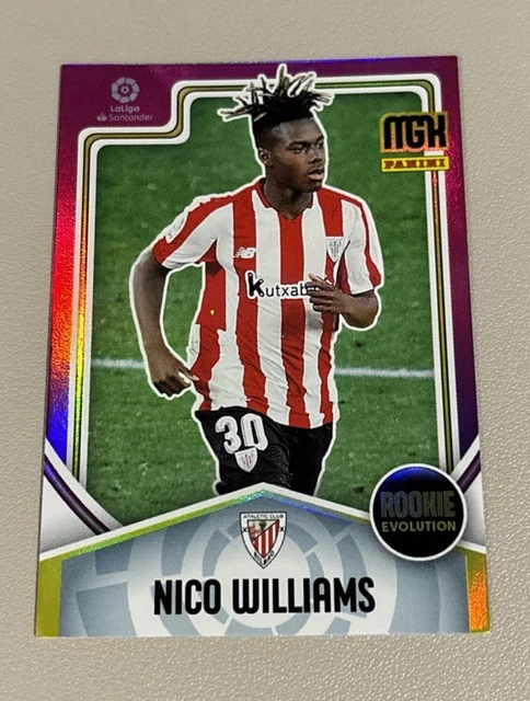 Lot De 5 Autocollants Panini Nico Williams Rookie - LaLiga 2021-2022 - Athlétic Bilbao