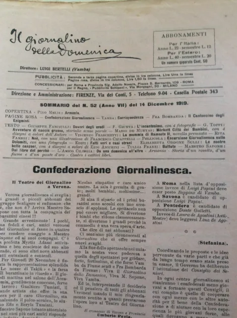 Giornalino della domenica 1920 Sardegna illustrazione Sarda PINO Melis DeMurtas 2